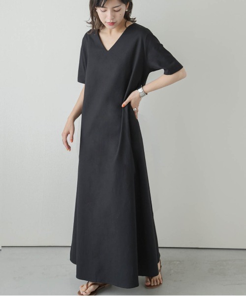 「SUGAR BISKET」 「La-gemme」半袖ワンピース C ベージュ レディース_画像5