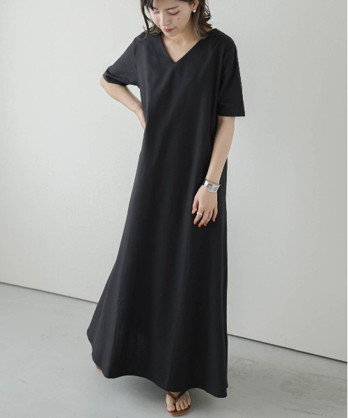 「SUGAR BISKET」 「La-gemme」半袖ワンピース C ベージュ レディース_画像6