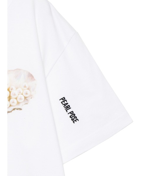 「PAMEO POSE」 半袖Tシャツ FREE ホワイト レディース_画像4