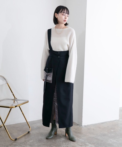 「Eimee Law」 サロペットスカート 38 ブラック レディース_画像3