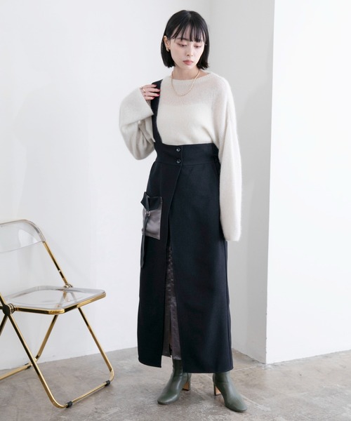 「Eimee Law」 サロペットスカート 38 ブラック レディース_画像4