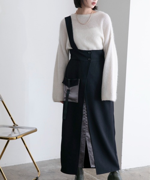 「Eimee Law」 サロペットスカート 38 ブラック レディース_画像9