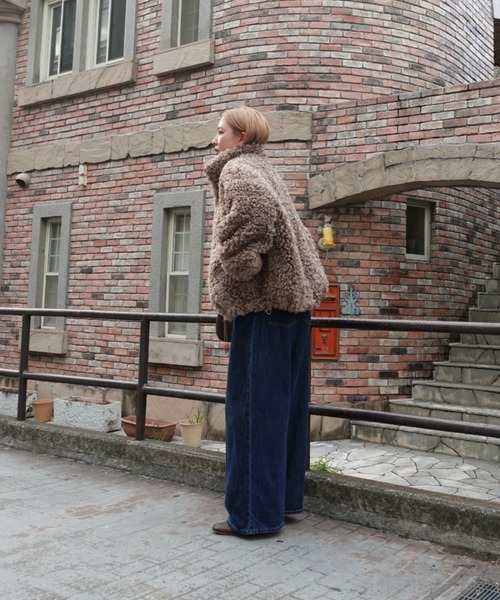 TEEN BOOP ブルゾン アウター ボアボリュームブルゾン レディース