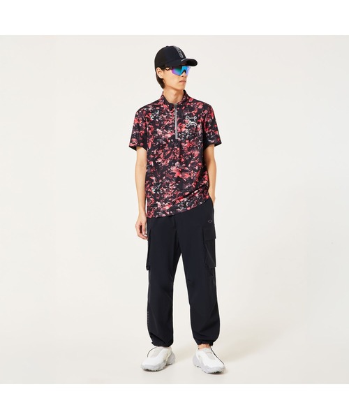 オークリー　ゴルフ　メンズ　ワイドストレートパンツ　コーデュラ　M　ブラック OAKLEY（オークリー） パンツ OAKLEY WIDE STRAIGHT 2.0/パンツ/ゴルフ