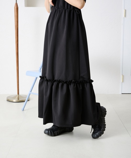 「kutir」 半袖ワンピース MEDIUM ネイビー レディース_画像6