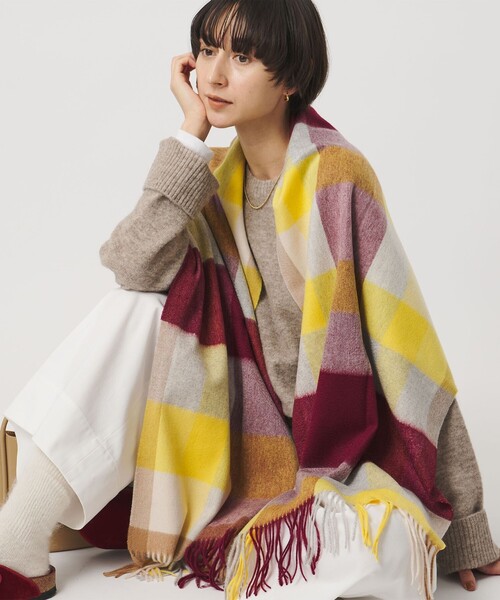 Elegancese ストール マフラー 「別注」「elegancese」カシミヤ Elegancese ストール マフラー 「別注」「elegancese」カシミヤ