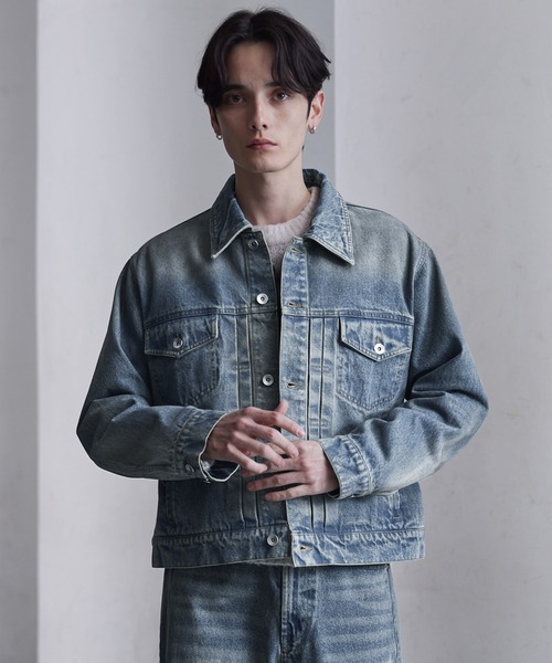 HOUSTON（ヒューストン） デニムジャケット gジャン 3LAYER DENIM