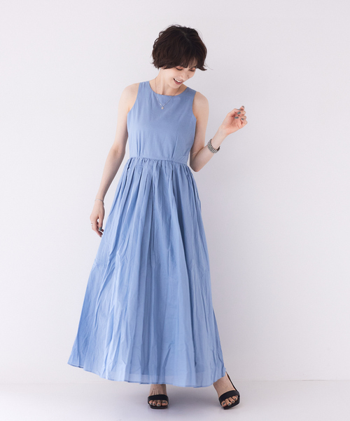 MARIHA（マリハ） ノースリーブワンピース フリー ライトブルー