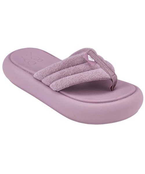 「ROXY」 フラットサンダル MEDIUM ブラウン レディース_画像6