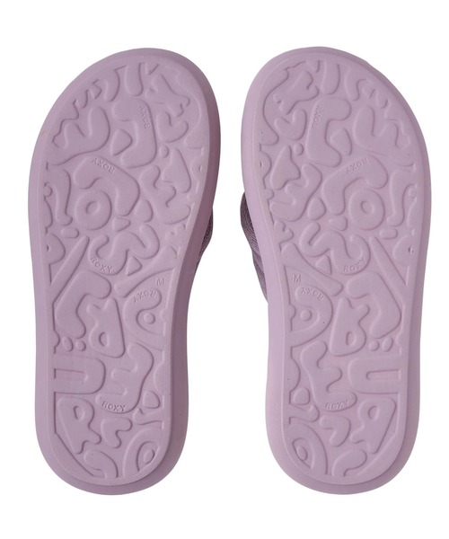 「ROXY」 フラットサンダル MEDIUM ブラウン レディース_画像7