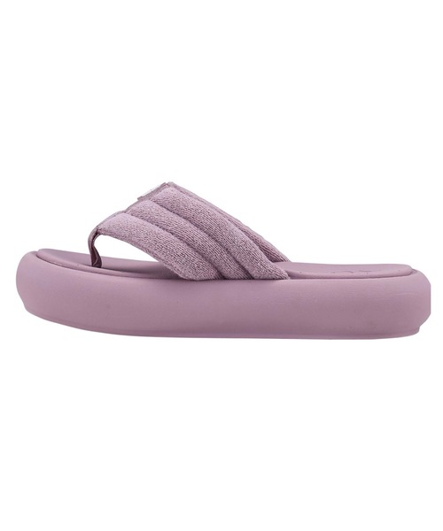 「ROXY」 フラットサンダル MEDIUM ブラウン レディース_画像9