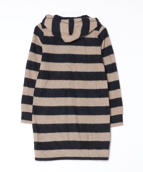 「BURBERRY BLUE LABEL」 ボーダー柄長袖ワンピース 38 ベージュ レディース_画像2