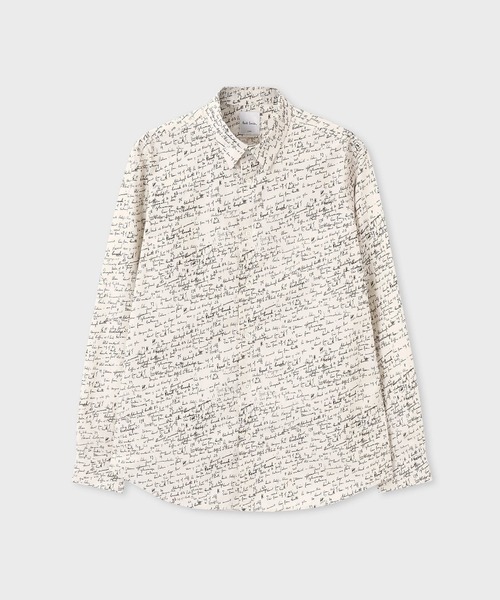 Paul Smith（ポール・スミス） シャツ Slide Notes プリントシャツ