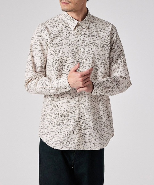 Paul Smith（ポール・スミス） シャツ Slide Notes プリントシャツ