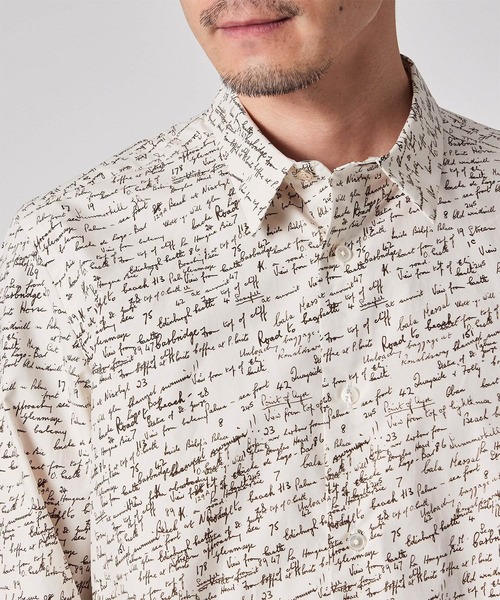 Paul Smith（ポール・スミス） シャツ Slide Notes プリントシャツ