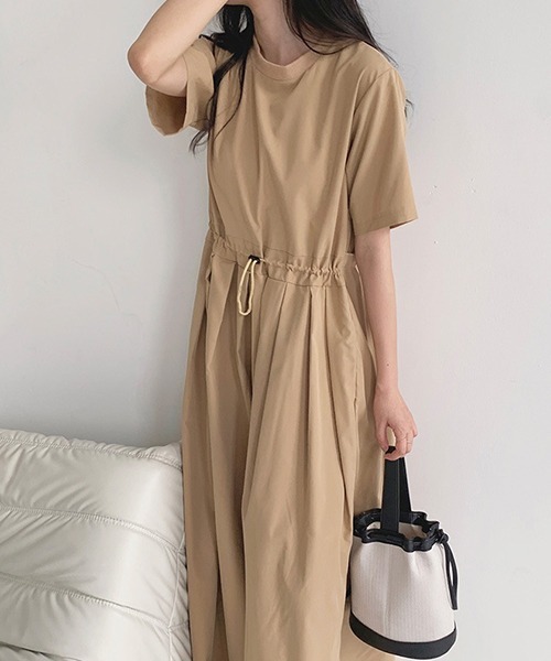 FREE STYLISTS オールインワン FREE ベージュ レディース : ZOZOTOWN