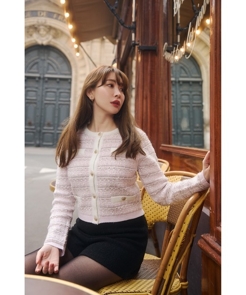 【新品未使用】Her lip to カーディガン Her lip to ニットカーディガン S ブルー レディース : ZOZOTOWN Yahoo