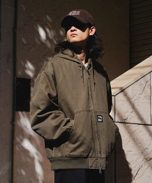 OBEY（オベイ） ブルゾン アウター RANDY ZIP UP HOOD メンズ