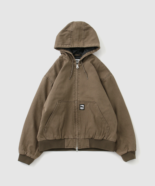 OBEY オベイ コーデュロイフードジャケット OBEY オベイ コーデュロイフードジャケット