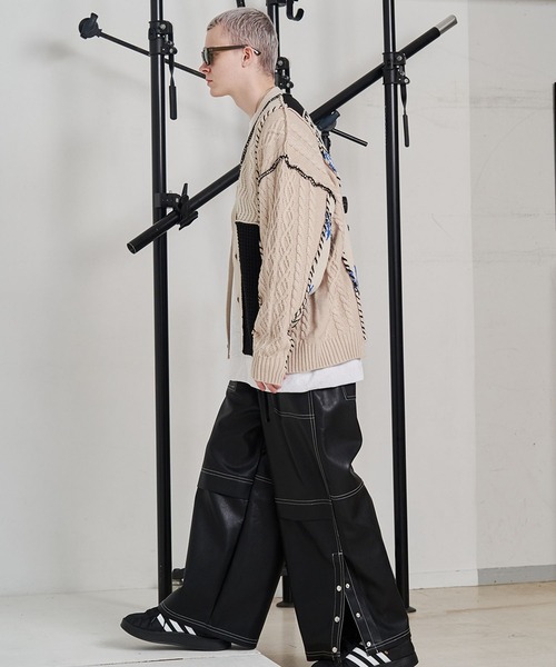 SeeSew カーディガン 「UNISEX」CRAFT KNIT CARDIGAN/クラフトニット