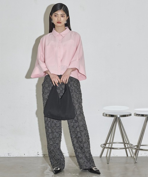 「THE YOn」 長袖シャツ FREE ミント レディース_画像2