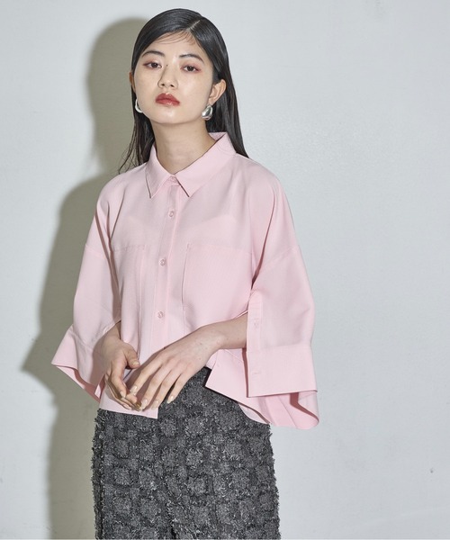 「THE YOn」 長袖シャツ FREE ミント レディース_画像9