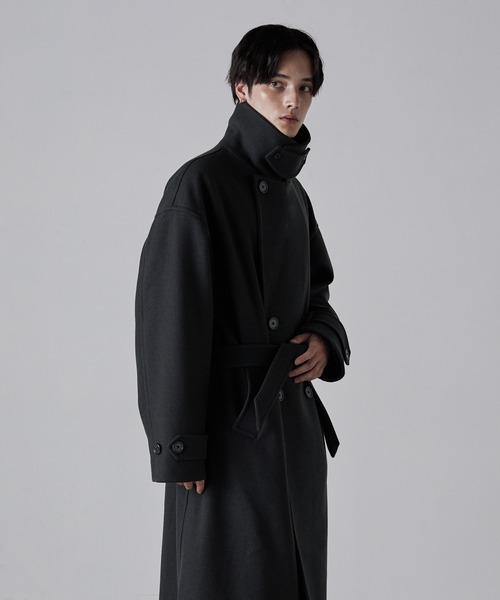 CLEL（クレイル） チェスターコート L ダークブラウン メンズ