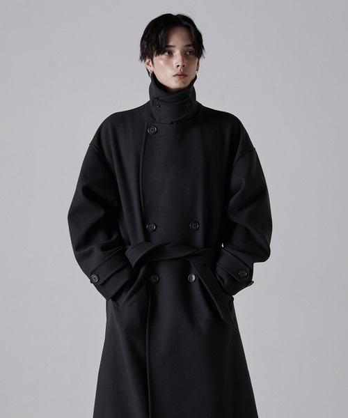 CLEL ダブルチェスターコート ダークブラウン 完売品 CLEL（クレイル） チェスターコート L ダークブラウン メンズ