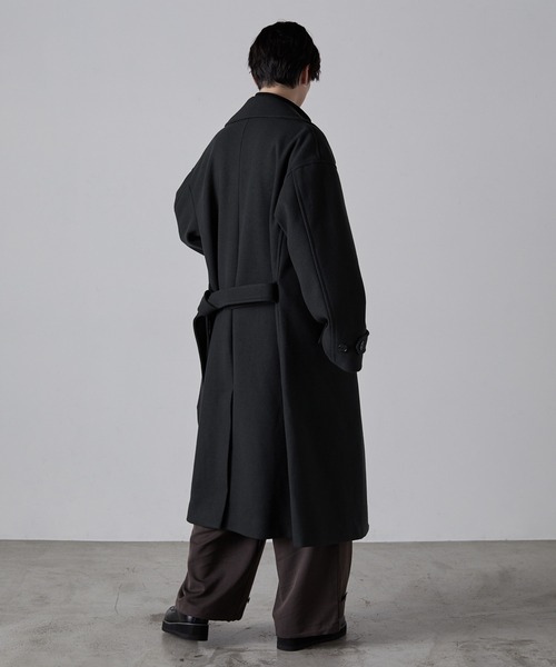 「CLEL」 チェスターコート L ダークブラウン メンズ_画像7