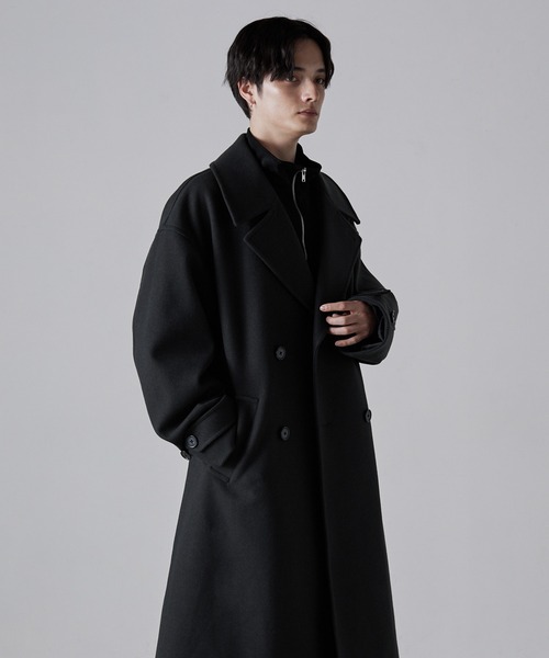 「CLEL」 チェスターコート L ダークブラウン メンズ_画像9