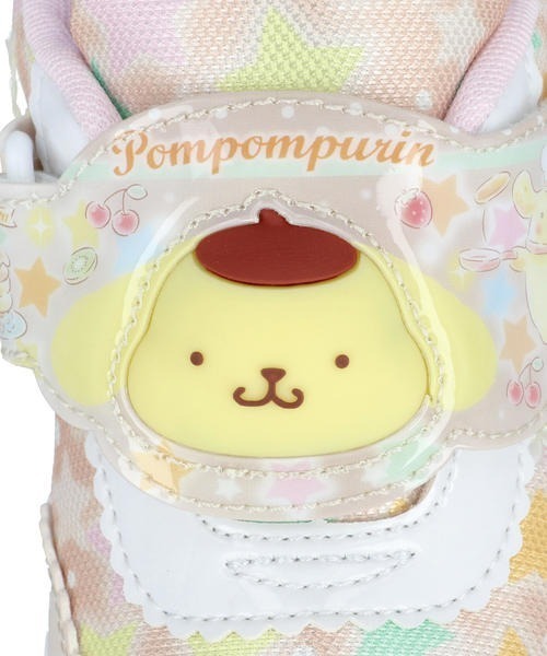スニーカー SANRIO サンリオ 「光る靴/甲ベルトを外して洗えるキッズ ライトアップシューズ 子供靴 ワンベルト SA C040LEの画像