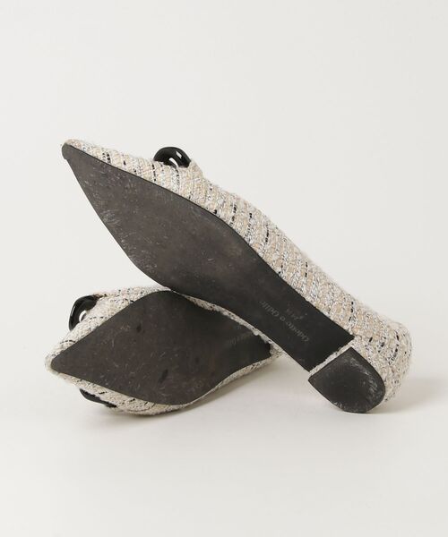 「ODETTE E ODILE」 フラットパンプス 24.5cm ベージュ レディース_画像3