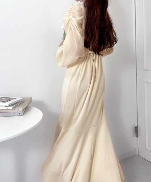 「mily bilet」 キャミソールワンピース X-LARGE ブラック レディース_画像8