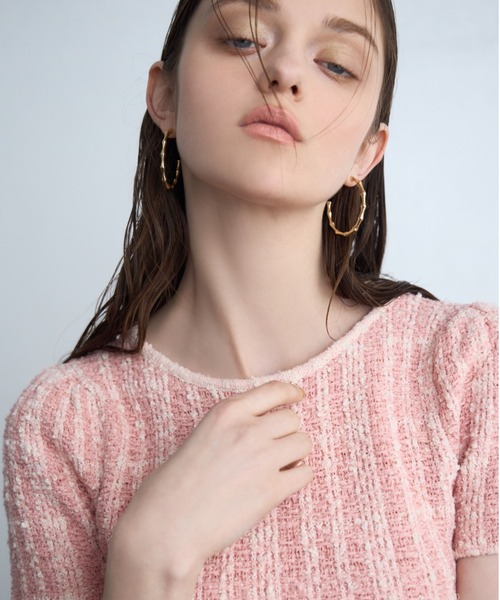 「EIMY ISTOIRE」 半袖ワンピース FREE ブラック レディース_画像4