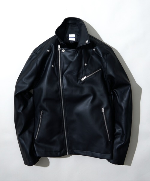 「CALIFORNIA OUTFITTERS」 ライダースジャケット M ブラック メンズ_画像4