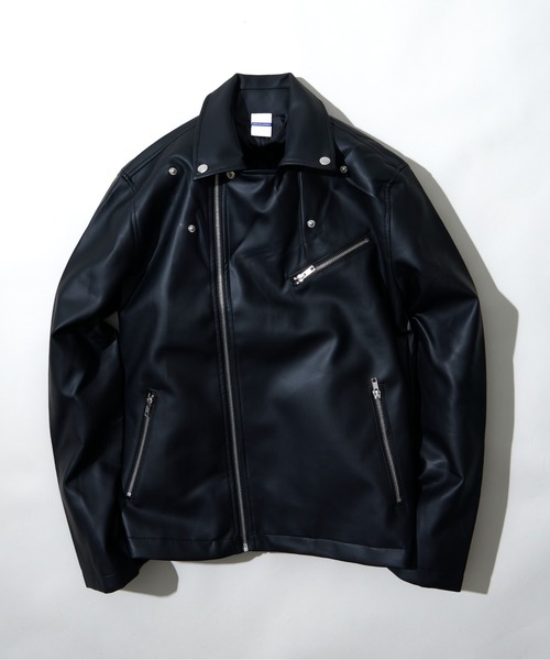 「CALIFORNIA OUTFITTERS」 ライダースジャケット M ブラック メンズ_画像5