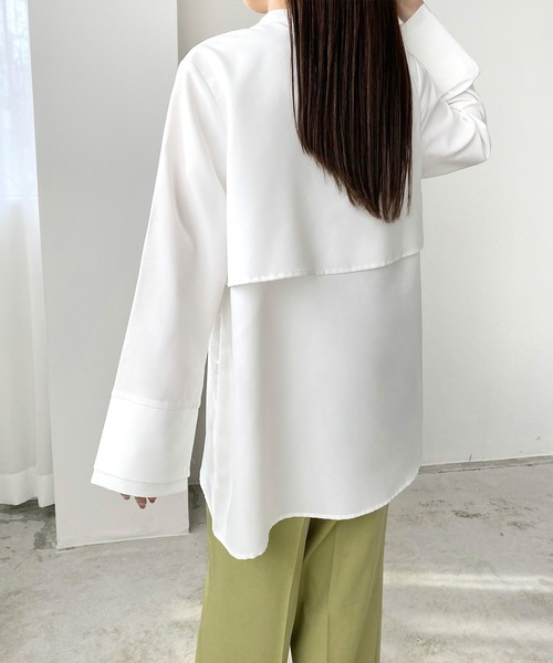 「callautia」 長袖ブラウス SMALL ブラック レディース_画像5