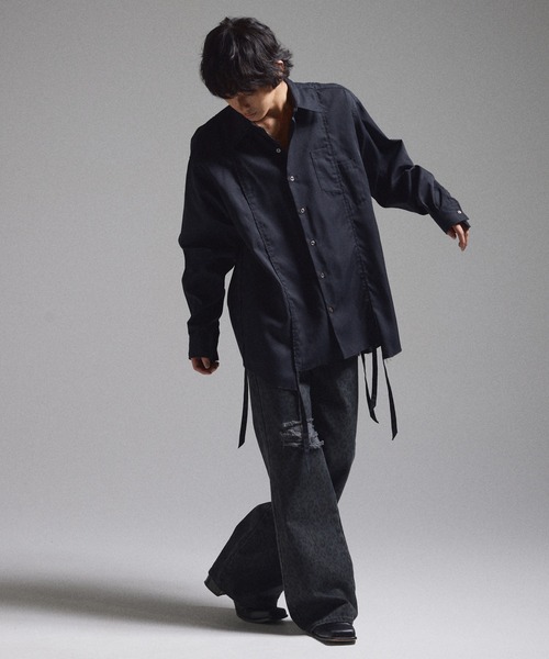 GRANCY パンツ 「GRANCY」Leopard Damage Flare Pants / レオパード