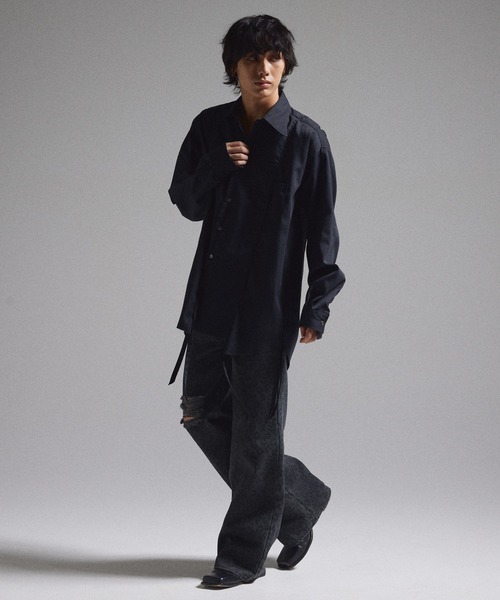 GRANCY パンツ 「GRANCY」Leopard Damage Flare Pants / レオパード