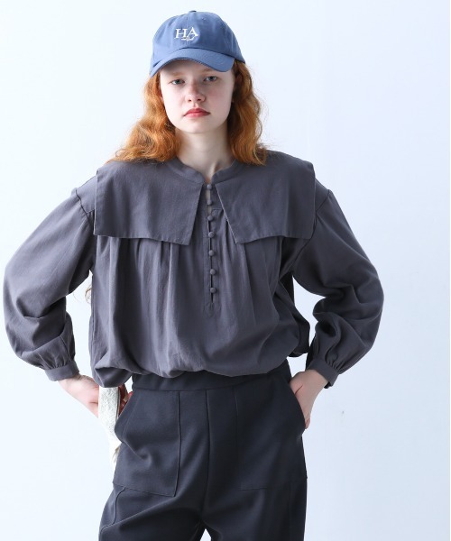 「Kelen」 長袖ブラウス M ブラック レディース_画像7