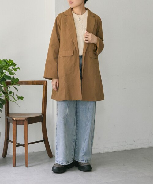 ear PAPILLONNER（イア パピヨネ） コート アウター シンプル