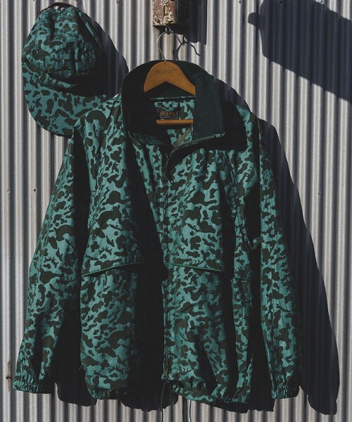 ブルゾン アウター MIL Athletic Jacket Nylon Rip stop Animal Print メンズの画像