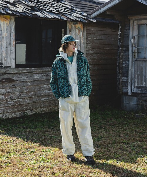 ブルゾン アウター MIL Athletic Jacket Nylon Rip stop Animal Print メンズの画像