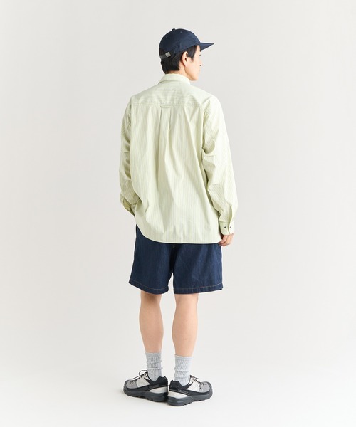 NANGA（ナンガ） シャツ MULTI STRIPE W PK BOX SHIRT/マルチ
