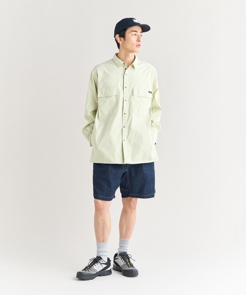 NANGA（ナンガ） シャツ MULTI STRIPE W PK BOX SHIRT/マルチ
