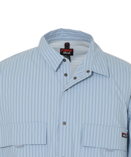 NANGA（ナンガ） シャツ MULTI STRIPE W PK BOX SHIRT/マルチ