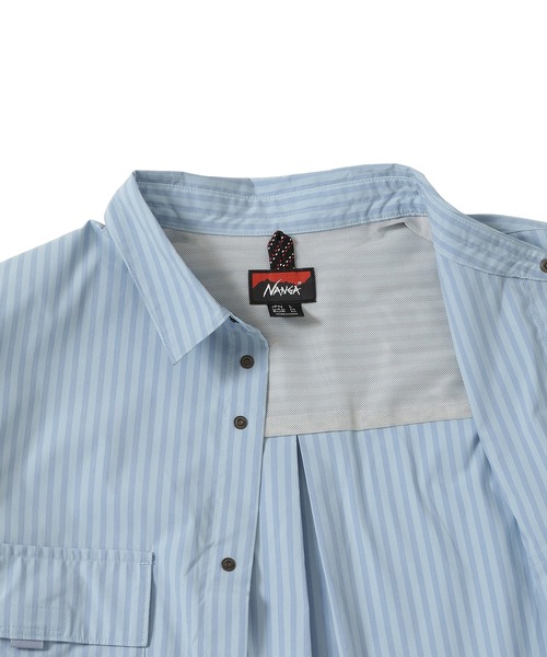 NANGA（ナンガ） シャツ MULTI STRIPE W PK BOX SHIRT/マルチ