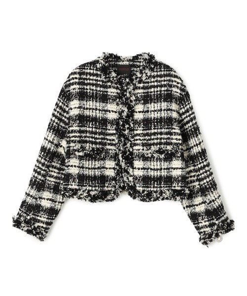 TOMORROWLAND collection ジャケット　美品 TOMORROWLAND collection ジャケット ノーカラージャケット オーロラ