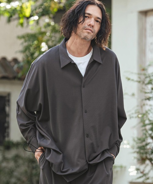 CAMBIO（カンビオ） シャツ ms6353- Ripple Dolman Sleeve Shirts