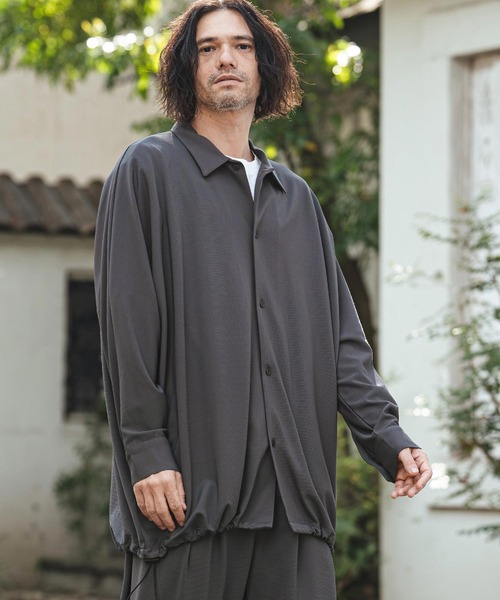 CAMBIO（カンビオ） シャツ ms6353- Ripple Dolman Sleeve Shirts